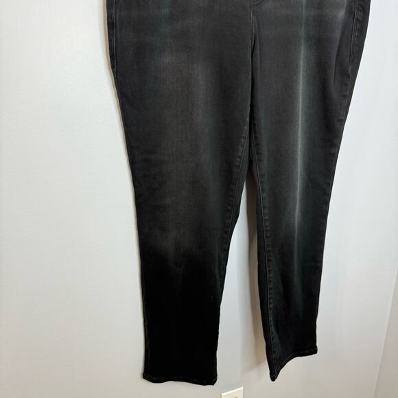 LULAROE Magic Waist Stretch Black Jeans High Rise Style L-161367 Size 36 - Picture 5 of 12